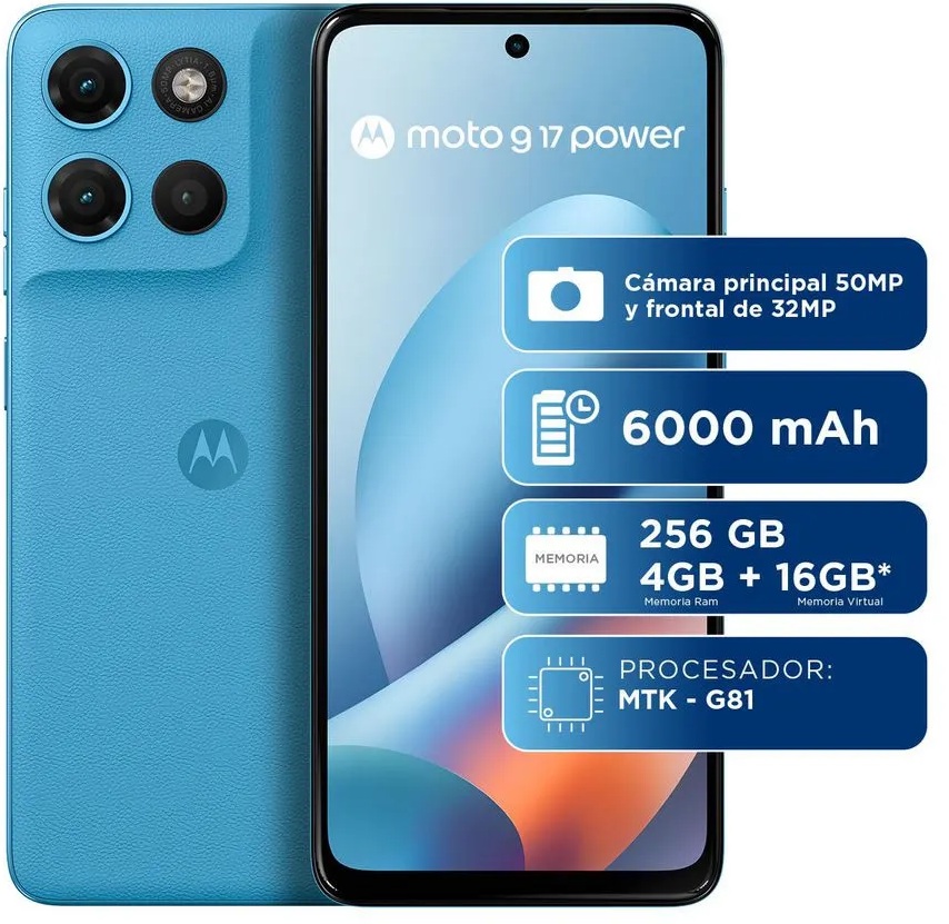 uc MOTO G17 POWER 256GB/4+16